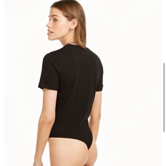 Danielle Bernstein TShirt Bodysuit in Black Size XL Minimalist - Picture 5 of 12